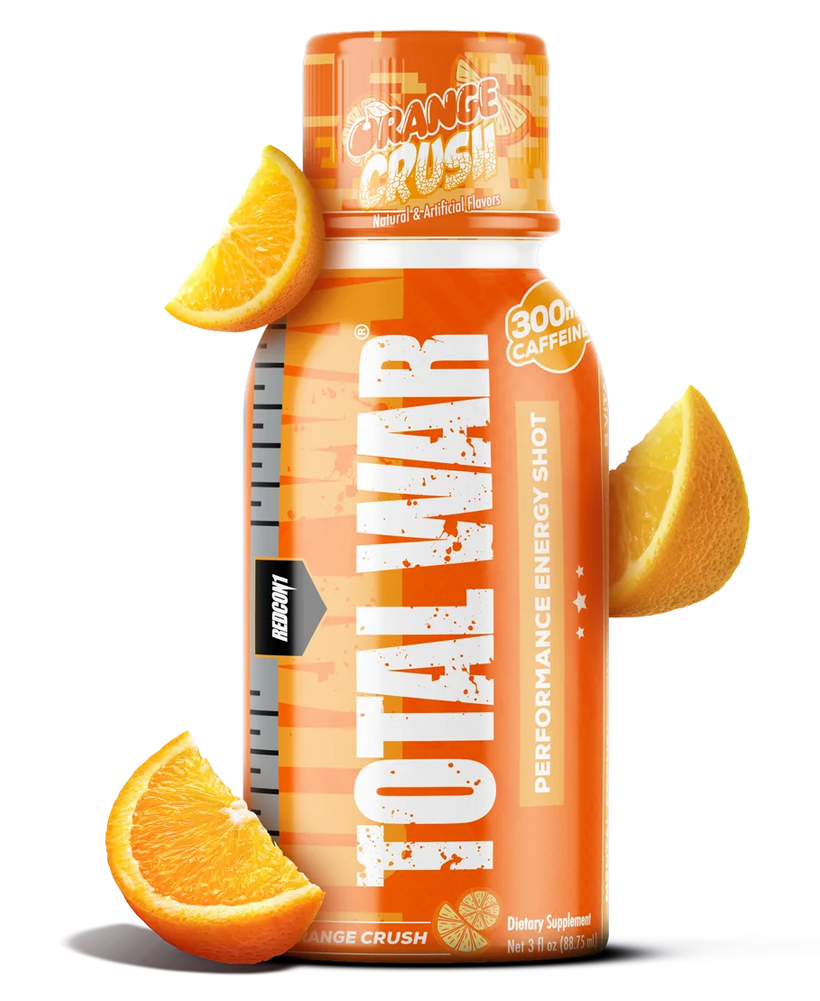 Redcon1 RC1TWSOC Total War Energy Shots Orange Crush 12 Pack