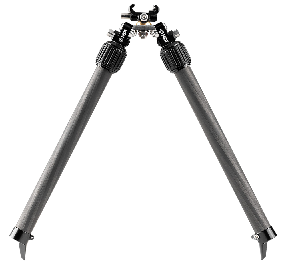 Mdt Sporting Goods Inc 114770BLK BackCountry Bipod 7.50-14.30" High Black Carbon Fiber/Aluminum - 181585