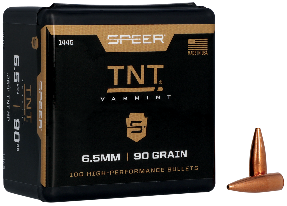 Speer Ammo Tnt, Speer 1445      Bull .264  90 Tnt Hp         100/5