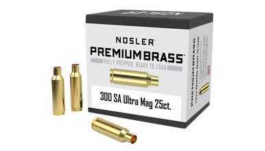 Nosler Premium Brass, Nos 10228 Custom Brass 300 Rem Sa Um            25