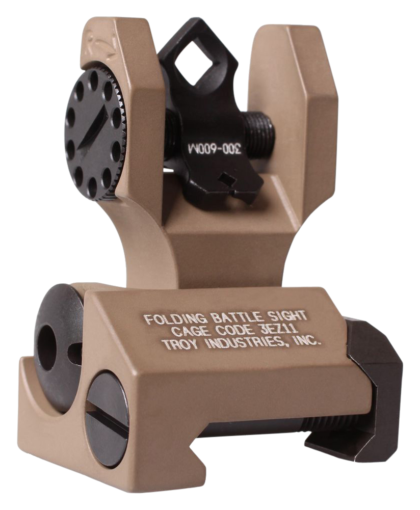 Troy Ind Rear Folding Battlesight Dioptic, Troy Ssig-doa-rfft-00   Doa Rear Fld Sght Fd