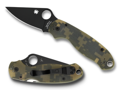 Spyderco Para 3, Spy C223gpcmobk    Para 3  G10     Pln Dp 2.95 Cam