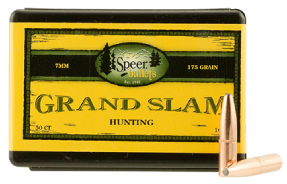 Speer Ammo Grand Slam, Speer 1643      Bull .284 175 Grandslam       50/5