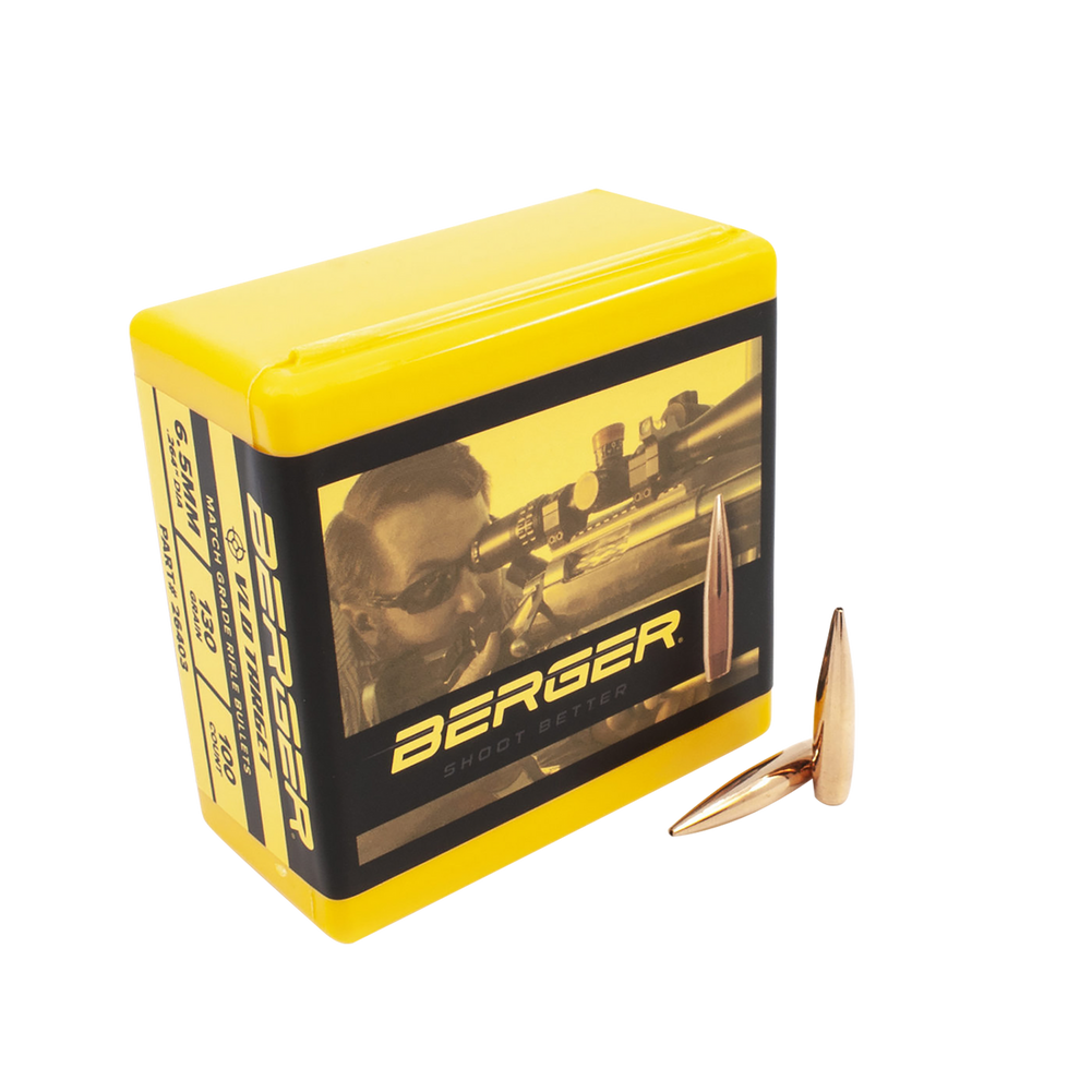 Berger Bullets Vld Target, Berg 26403 Bull .264 130g Trgt Vld 100