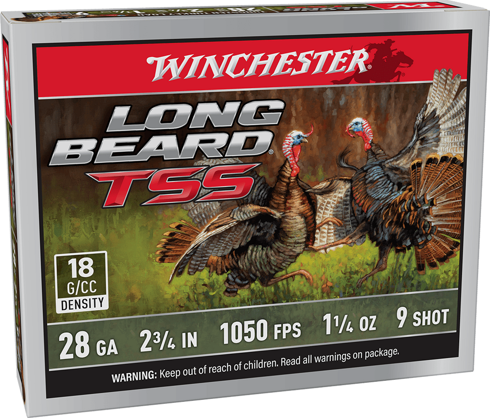 Winchester Ammo LBTSS289 Long Beard TSS  28Gauge 2.75" 1 1/4oz Tungsten 9Shot 5 Per Box/10 Case - 178151