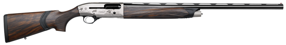 Beretta USA J40AN16 A400 Upland 12 Gauge 26" Black Barrel 3" 2+1, Nickel Engraved Metal, Xtra Grain Walnut Kick-Off Stock - 104209