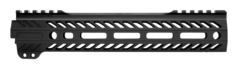 Angstadt Arms AA010HGMLT Ultra Light Handguard  made of Aluminum with Black Anodized Finish, M-LOK Style, Picatinny Rail & 10" OAL for AR-15 Includes Hardware - 145428