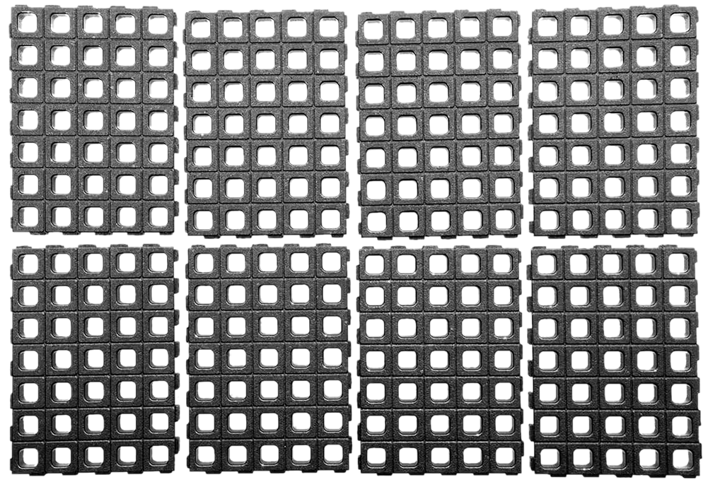 Magpul MAG1500-BLK DAKA Grid Organizer Black Polypropylene - 176300
