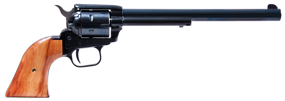 Heritage Mfg RR22MB9 Rough Rider  22 LR/22 WMR 6 Shot, 9" Black Steel Barrel, Black Zinc Alloy Frame, Black Cylinder, Cocobolo Grip, Exposed Hammer - 87907