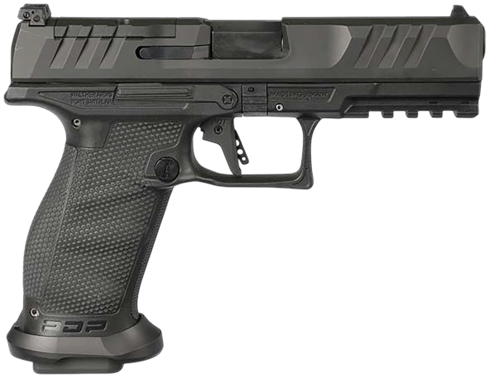 Walther Arms  PDP Pro E Full Size Frame 9mm Luger 10+1 4.50" Optic Ready/Serrated Slide - 181712