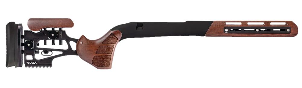Woox SH.CHS011.17 Furiosa Chassis Walnut Aluminum/Wood Fits Tikka T3/T3X CTR Bolt Action 31" OAL - 182044