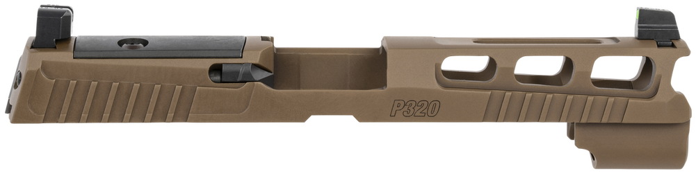 Sig Sauer 8900953 P320  Sig P320 9mm Luger PVD Coyote Brown Stainless Steel Optic Ready Slide XRAY3 Suppressor Sights Compatible With ROMEO1 & ROMEO Pro - 149036