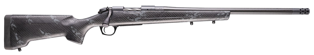 Bergara Rifles B14S1202CF B-14 Cima CF 6.5 Creedmoor 4+1 20" CURE Carbon Fiber Barrel, Sniper Gray Cerakote Receiver, RTM Sporter Carbon Fiber Stock - 182456