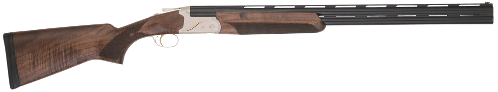 TriStar 33148 Trinity II LT Over/Under 410 Gauge Break Open 3" 2rd 28" Blued Barrel, Silver Aluminum Rec, Deluxe Walnut Furniture, Fiber Optic Sight, 5 Chokes - 159767