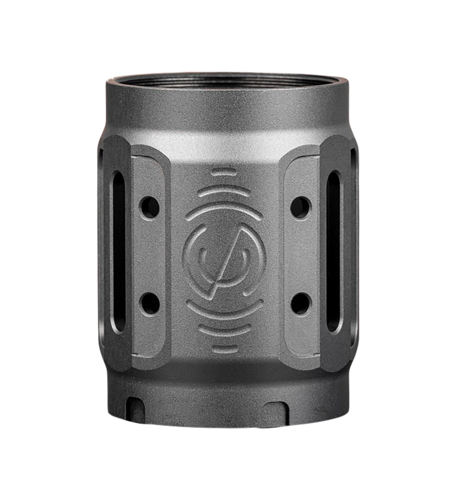 SilencerCo AC5449 Bravo MAAD Brake 2.0 Black Anodized Aluminum 2.11" OAL 1.68" Diameter - 180487