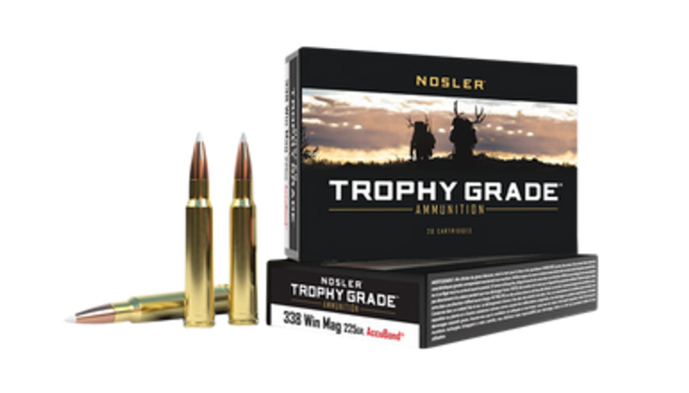 Nosler Trophy Grade, Nos 60074 Trophy 338win   225 Acb            20/10