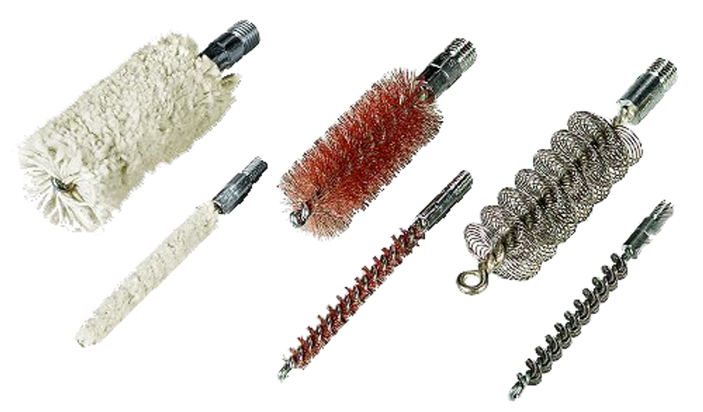 Hoppes 3 Pack, Hop 1452bk     3pk Brush/swab .44/.45