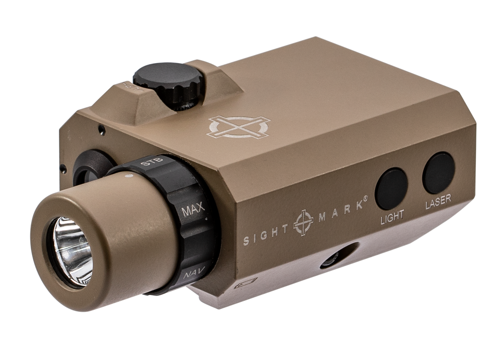 Sightmark Lopro Mini Combo Flashlight And Green Laser Sight, Sight Sm25012de  Lopro Mini Combo Fl/grn Las De