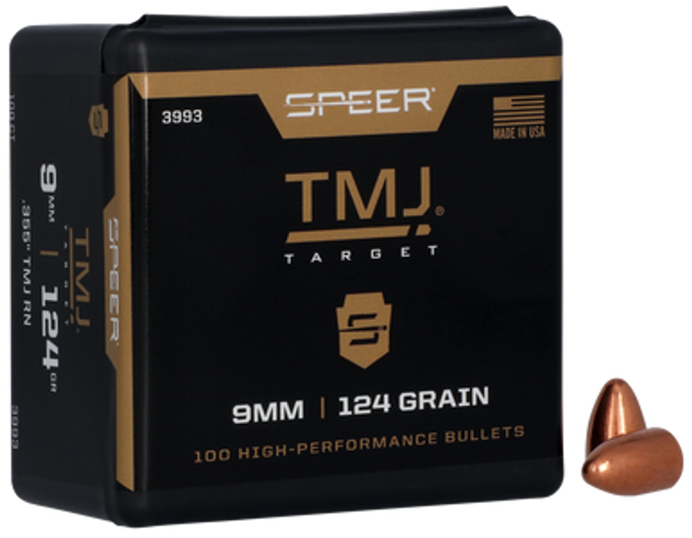 Speer Ammo Tmj, Speer 3993      Bull .355 124 Tmj            100/5