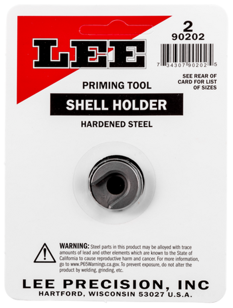 Lee Shell Holder, Lee 90202 Shell Holder #2   Ap Only