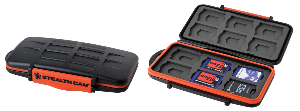 Stealth Cam Memory Card Storage Case, Steal Stc-mcsc         Sd Card Storage Case