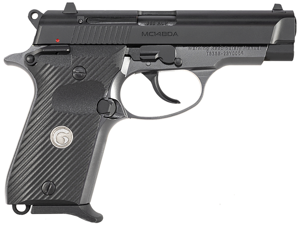 Girsan 390817 MC14BDA  380 ACP 13+1 3.80" Black Steel Barrel, Black Serrated Steel Slide, Stainless Aluminum Frame w/Beavertail, Black Polymer Grip - 161022