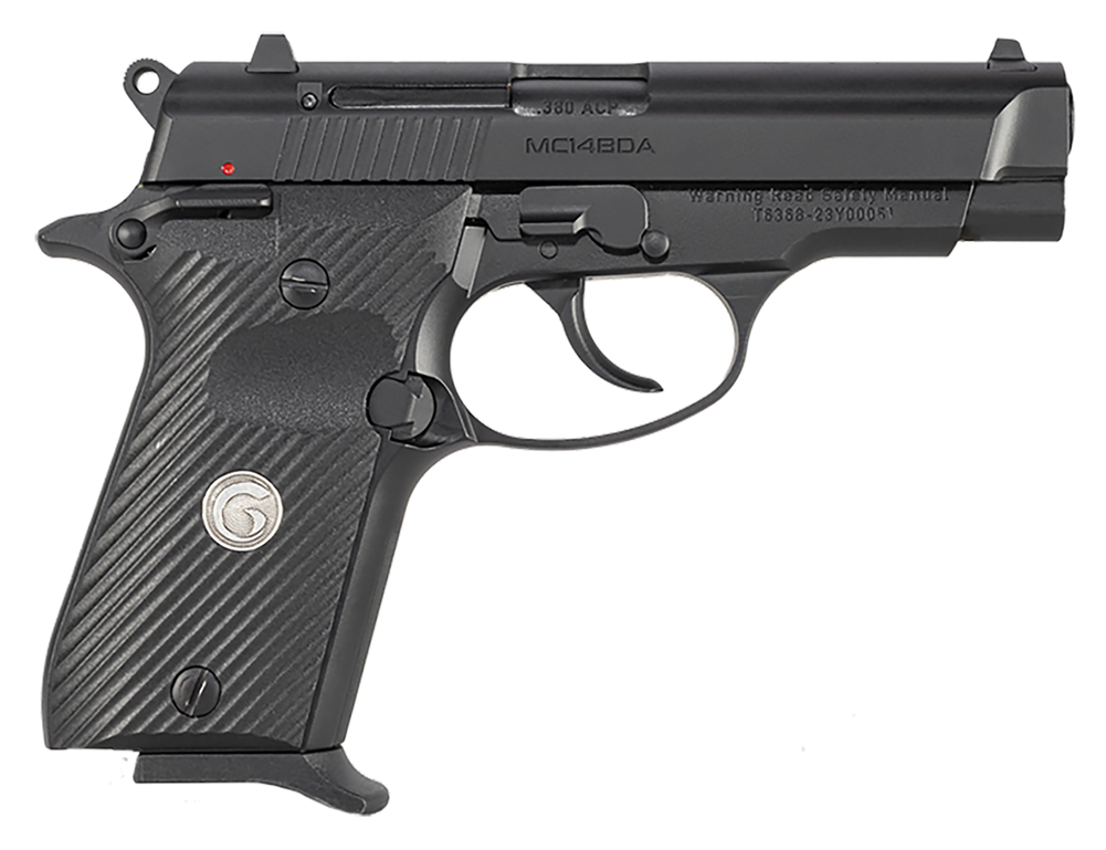 EAA GIRSAN 390815 MC14BDA  380 ACP 13+1 3.80" Black Steel Barrel, Black Serrated Steel Slide, Black Aluminum Frame w/Beavertail, Black Polymer Grip - 161021