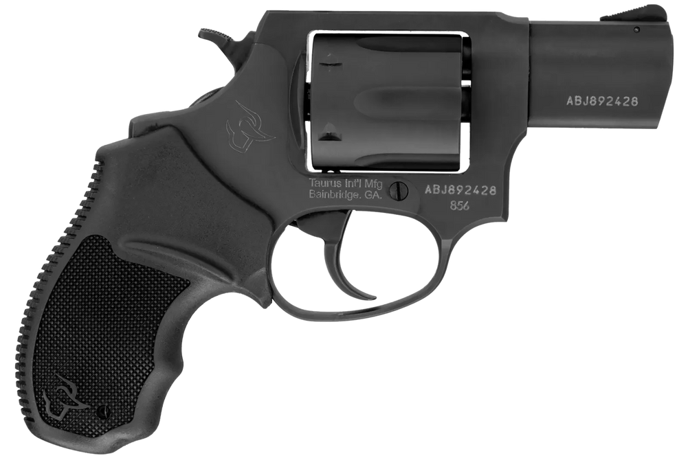 Taurus 2-85621TW 856 *CA Compliant Small Frame 38 Special 6rd 2" Matte Black Carbon Steel Barrel, Cylinder & Frame, Black Grip, Transfer Bar Safety - 164291