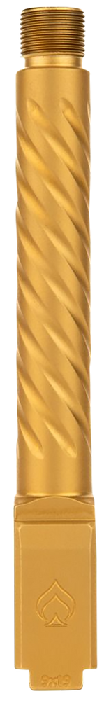 Ballistic Advantage BAPSG175T3G Premium Series  Threaded/Spiral Fluted, 9mm Luger, Gold PVD, Fits Glock 17 Gen 5 - 160220