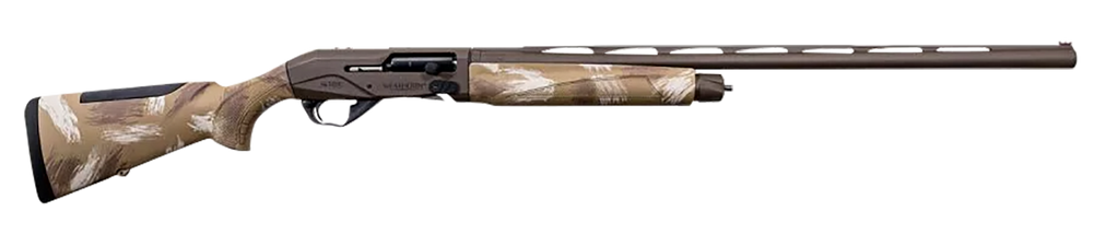 Weatherby XSL2028MAG Sorix  Full Size 20 Gauge Semi-Auto 3" 2+1 28" Burnt Bronze Cerakote Vent Rib Barrel & Drilled & Tapped Steel Receiver, Slough Camo Synthetic Stock w/Adj Shim, Ambidextrous - 162399