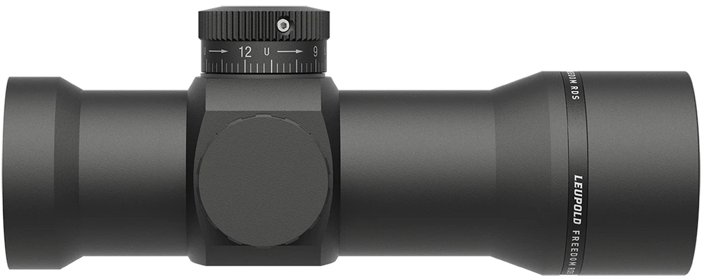 Leupold 186280 Freedom  Matte Black 1x34mm, 1 MOA Illuminated Red Dot Reticle, Muzzleloader - 173518