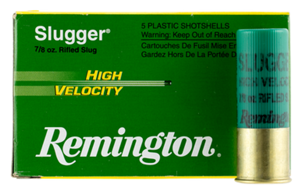 Remington Ammunition Slugger, Rem 28604 Sphv12mrs Sluggr 12 3in Slug Hv 7/8 5/50