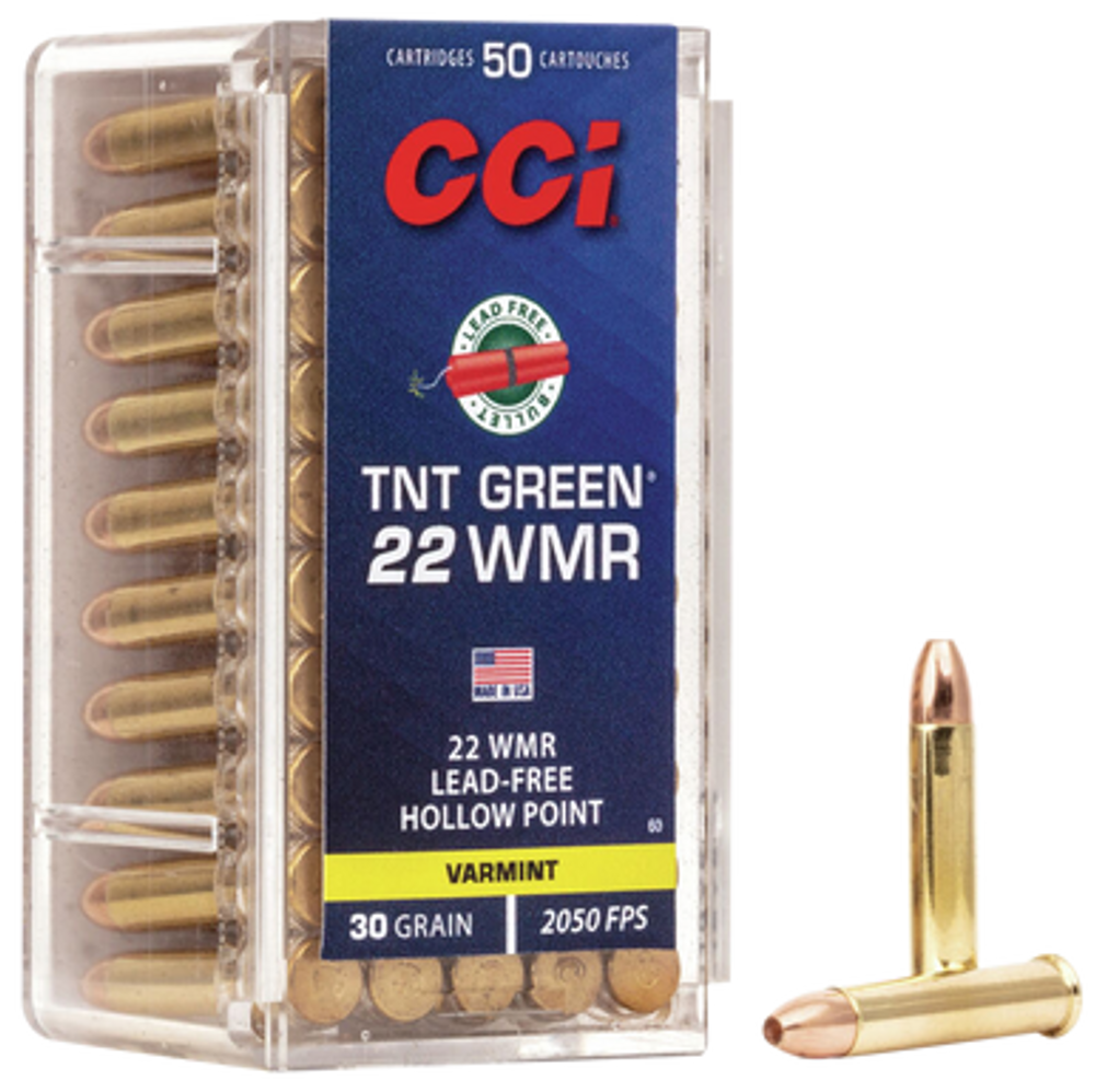 Cci Tnt Green, Cci 0060  22wmr      Tnt Grn   30 Hp         50/40