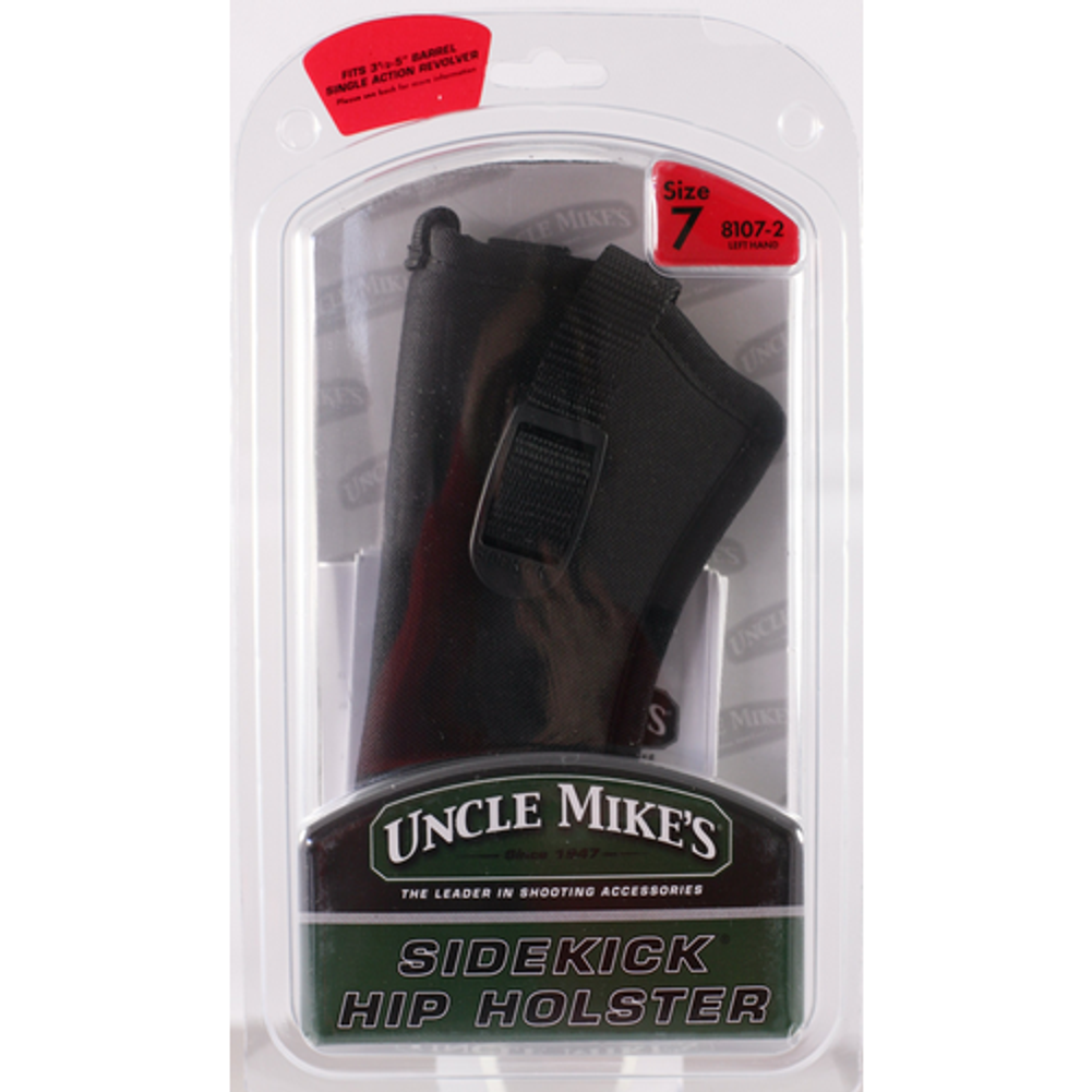 Uncle Mikes Sidekick, Unc 8115-2 Hip Holster Lh      15  Blk
