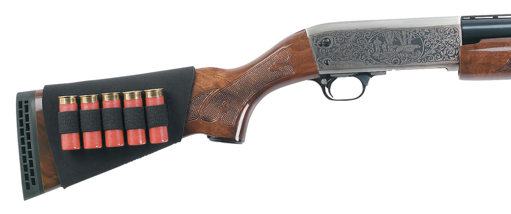 Uncle Mikes Buttstock Shell Holder, Unc 8849-3 Neoprene Shgn Butt Stk Hldr