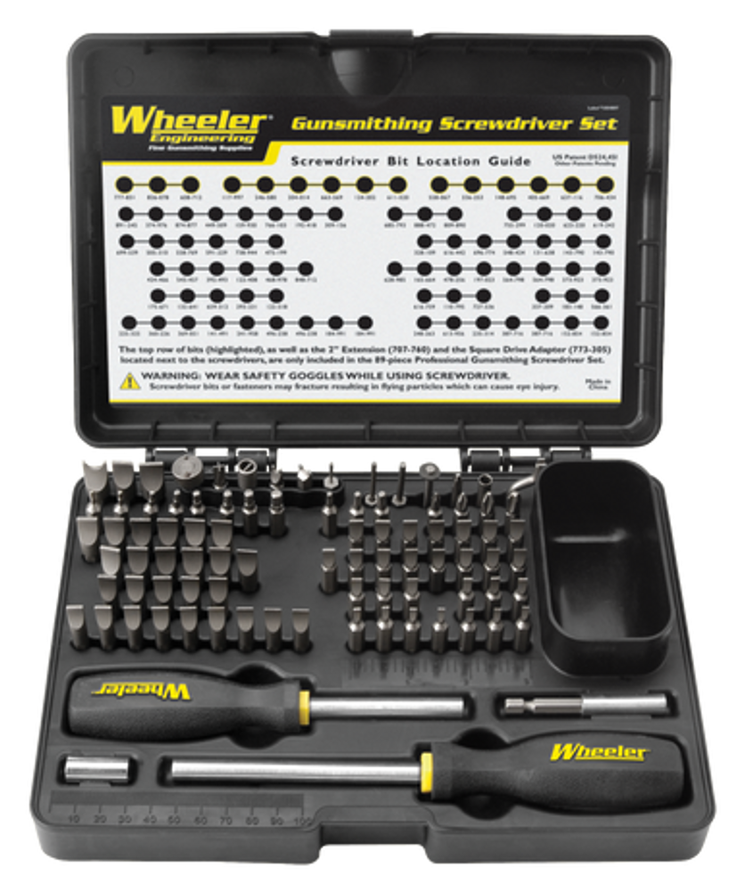 Wheeler Deluxe, Wheelr 562194  Pro Screwdriver Set            89pc