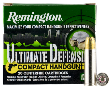 Remington Ammunition Ultimate Defense, Rem 28965 Chd38sbn  Cmpt 38sp      125bjhp   20/25