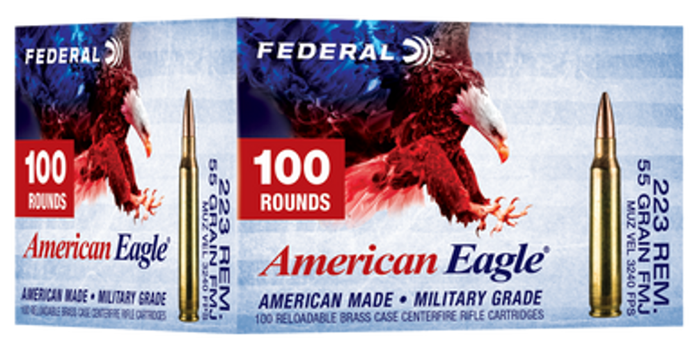 Federal American Eagle, Fed Ae223blf       223       55 Fmj   Anoka  100/5