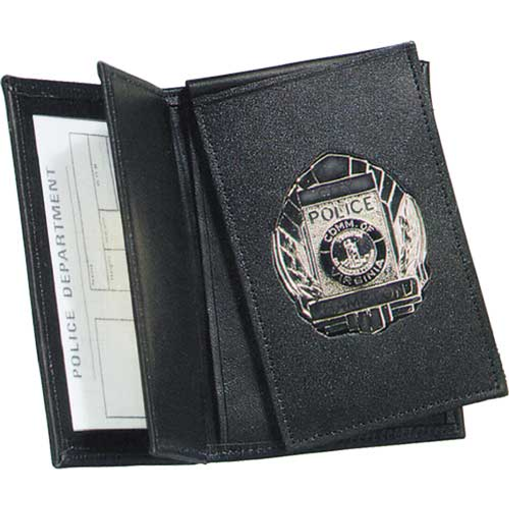 Side Open Double ID Flip-out Recessed Badge Case - Dress - SLC-87950-8762