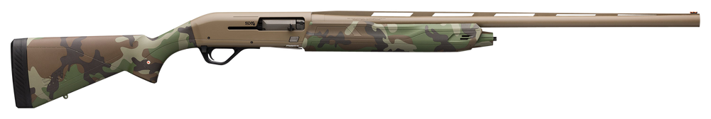 Winchester Repeating Arms 511290292 SX4 Hybrid Hunter 12 Gauge 28" 4+1 3.5" Flat Dark Earth Cerakote Rec/Barrel Woodland Camo Stock Right Hand (Full Size) Includes 3 Invector-Plus Chokes - 135209