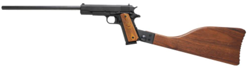 Iver Johnson Arms 1911A1CARBINE 1911 A1 Carbine 45 ACP 8+1 16.13" Black Oxide Black, Oxide Steel Receiver, Walnut Wood Removable Stock, Walnut Diamond Checkered Grip