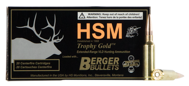 Hsm Trophy Gold, Hsm 65creedmoor130vld    130 Vld Gold        20/25