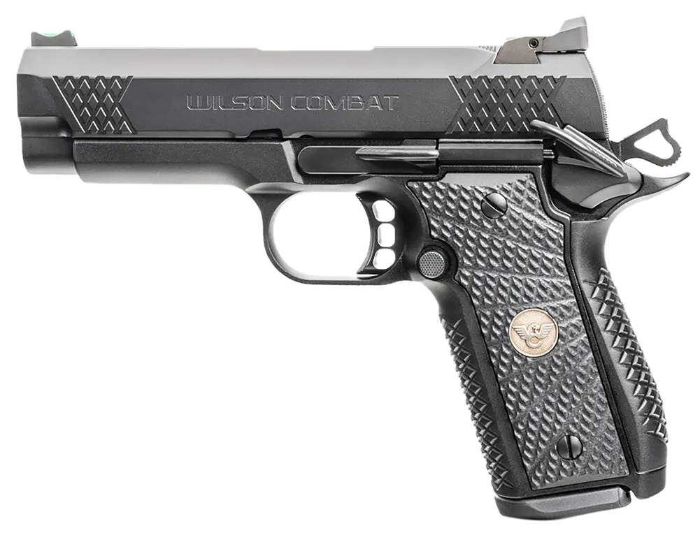 Wilson Combat 2EDCXCP9A EDC X9 2.0 9mm Luger 15+1 4" Stainless Fluted Barrel, Armor-Tuff Stainless Steel Tri-Top Cut Slide, Combat-Tuff Aluminum Frame w/Beavertail, Black Polymer Grip - 166039