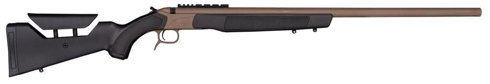 CVA PR3210NM Accura LR-X 45 Cal VariFlame 30" Flat Dark Earth Nitride Cerakote Fluted Threaded Barrel, Picatinny Rail Receiver, Black Adj Comb Synthetic Stock - 164833