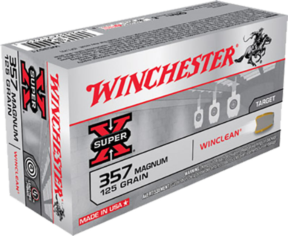 Winchester Ammo Super X, Win Wc3571          357 Mag 125 Jspwcln      50/10