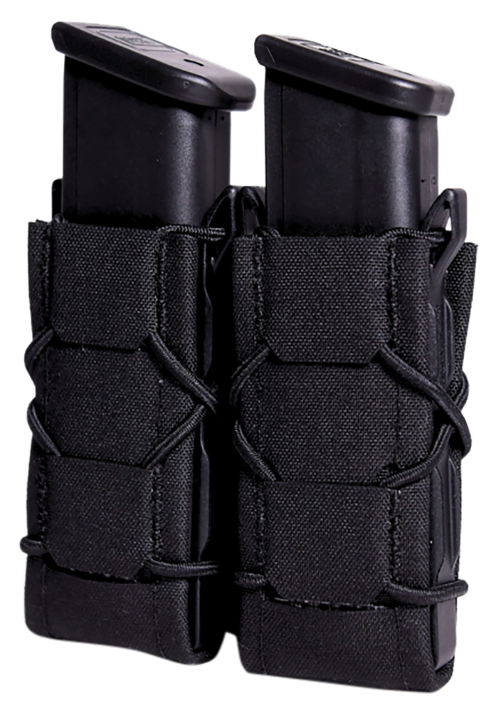 High Speed Gear 24PT02BK TACO Gen 2 Double Pistol Black Nylon MOLLE Compatible w/ Pistol - 169193