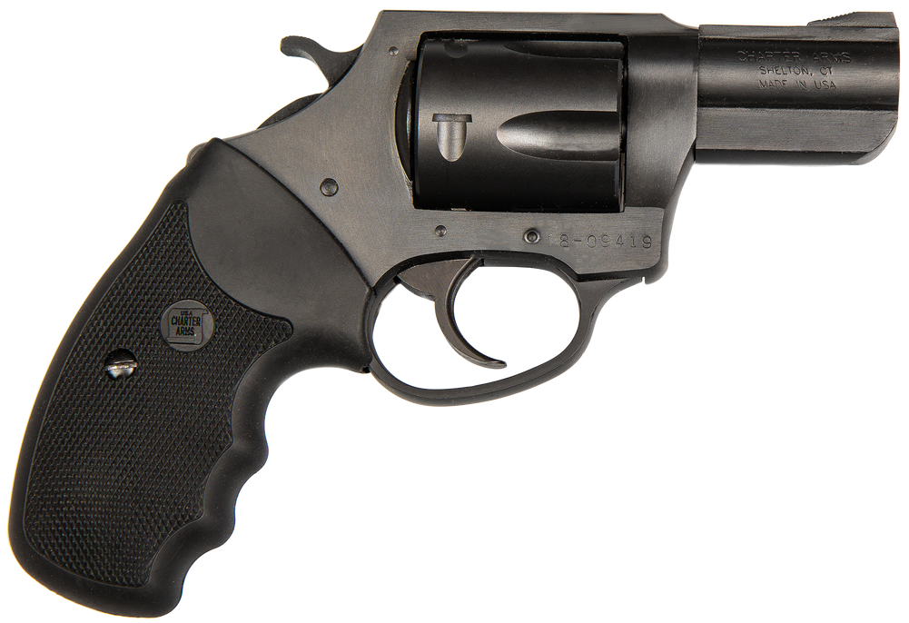 Charter Arms 69920 Pitbull  9mm Luger 5rd, 2.20" Black Nitride Steel Barrel, Cylinder & Frame w/Black Finger Grooved Rubber Grip - 3219