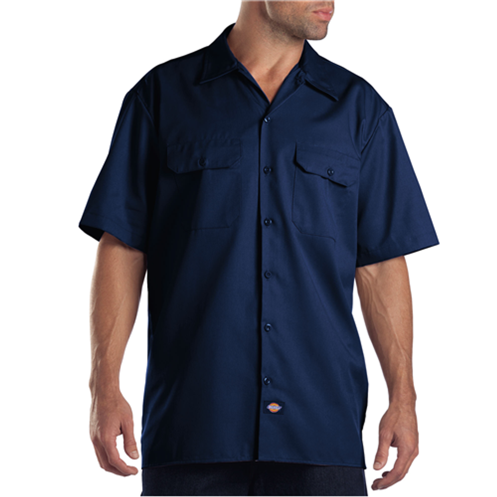 Short Sleeve Work Shirt - DK-1574DN-RG-M