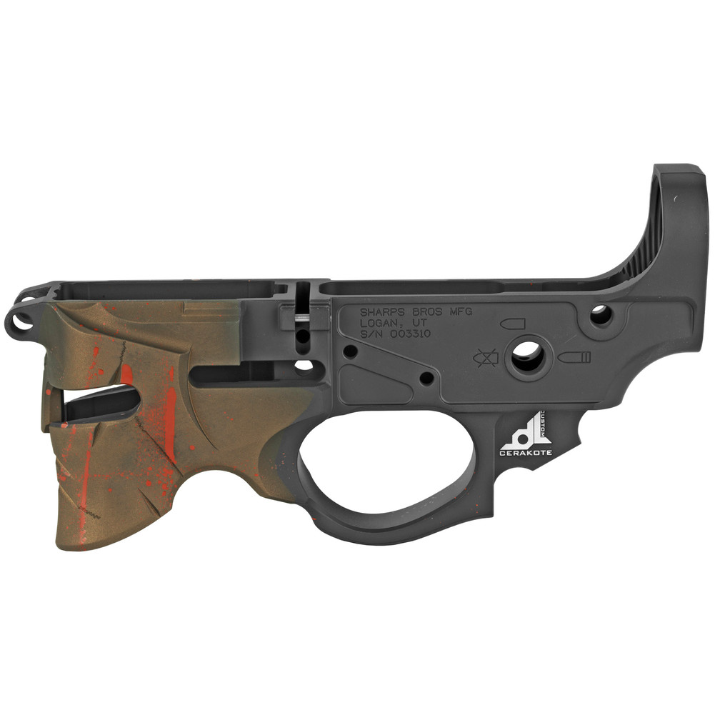 SHARPS GEN2 OVERTHROW BILLET LWR BRZ - SHRPSBLR07-BD-BRONZE