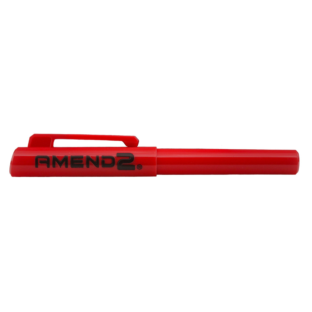 AMEND2 G10 RED SELF-DEFENSE PEN - AMA2SELFDEFPENV3